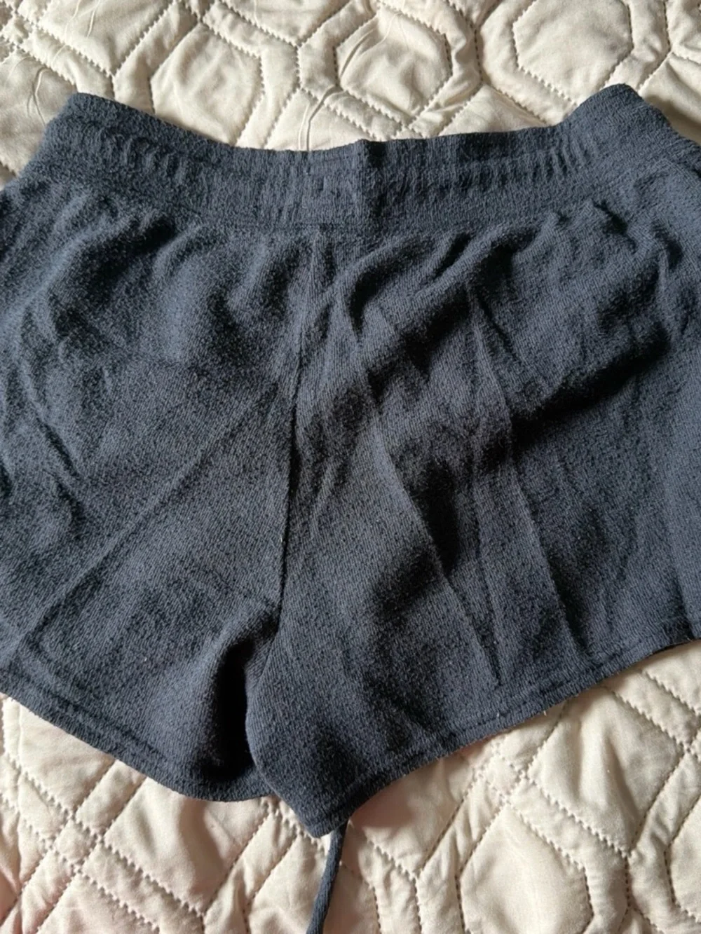 ALO Yoga Charcoal Terry Short with Logo